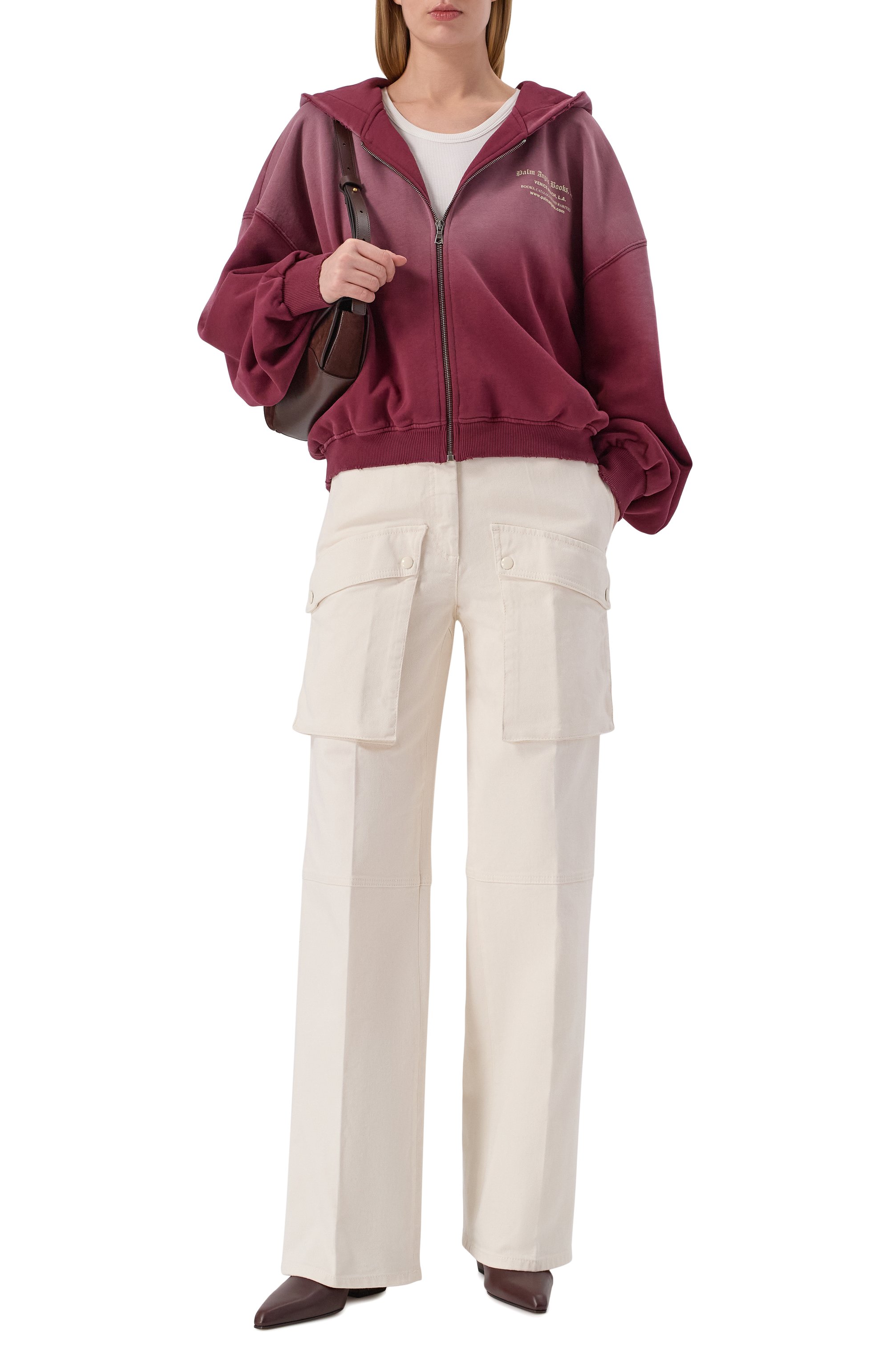 Хлопковая толстовка PALM ANGELS, арт. PWBE014F25FLE002, фото 2