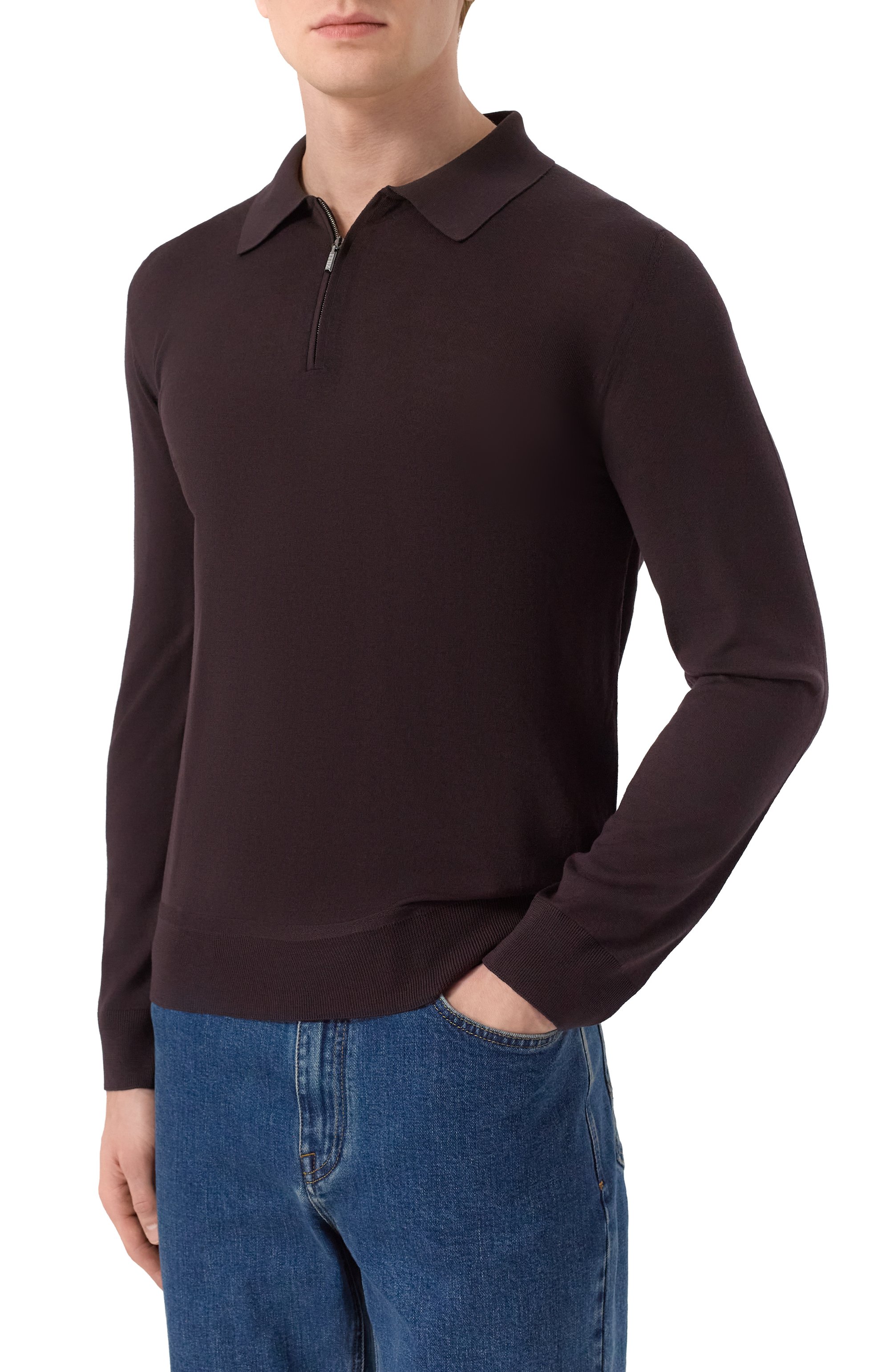 Шерстяное поло ZILLI, арт. KZP001M0202VLIP00, фото 3