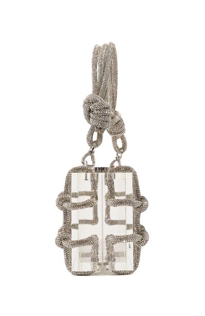 Сумка bess CULT GAIA серебряного цвета по цене 63500 руб., арт. SH1815AC, фото 4 Сумка bess CULT GAIA, арт. SH1815AC, фото 4