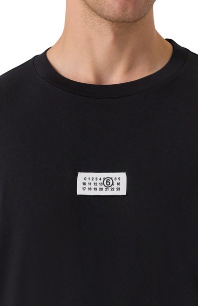 Хлопковая футболка MM6, арт. SH0GC0032/S24312, фото 5