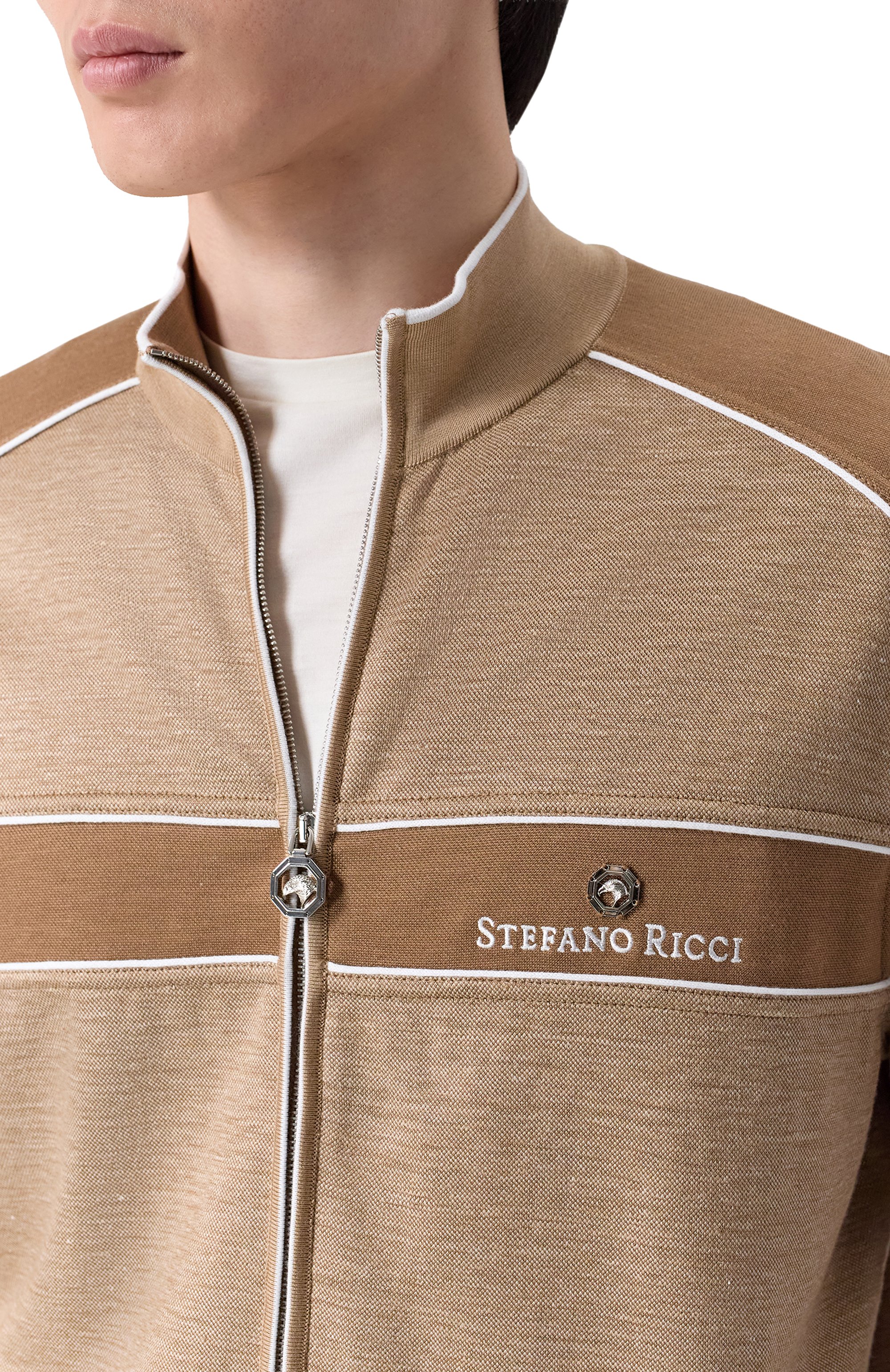 Толстовка из шелка и льна STEFANO RICCI, арт. K919052R31/T26103_001, фото 5