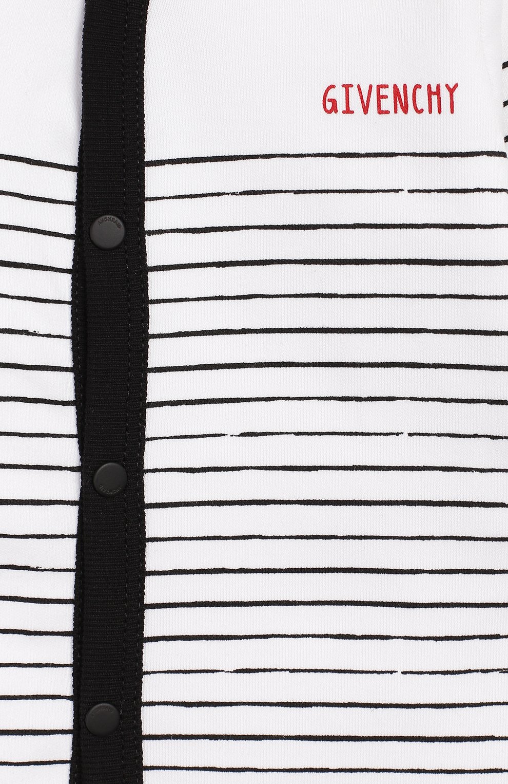 Комплект из хлопкового комбинезона и шапки с нагрудником GIVENCHY, арт. H98049, фото 7