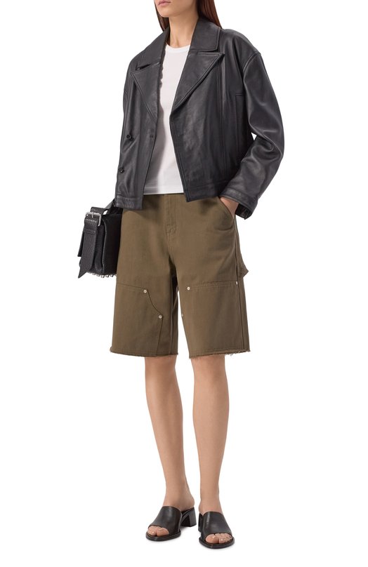 Джинсовые шорты Halfboy HS261WB007 TW039/CARG0 SH0RTS Хаки  HS261WB007 TW039/CARG0 SH0RTS Фото 2