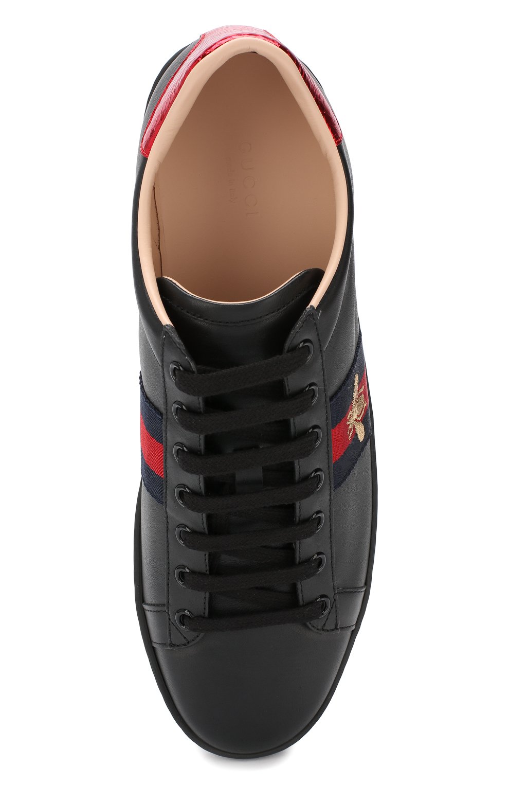 Кожаные кеды new ace GUCCI, арт. 431942/A38G0, фото 5