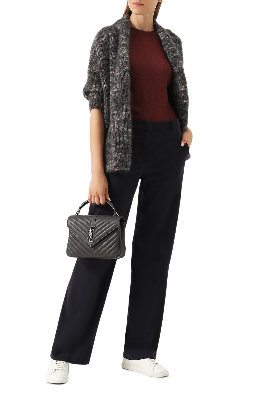 Пуловер из кашемира и шелка BRUNELLO CUCINELLI, арт. M41810000, фото 2