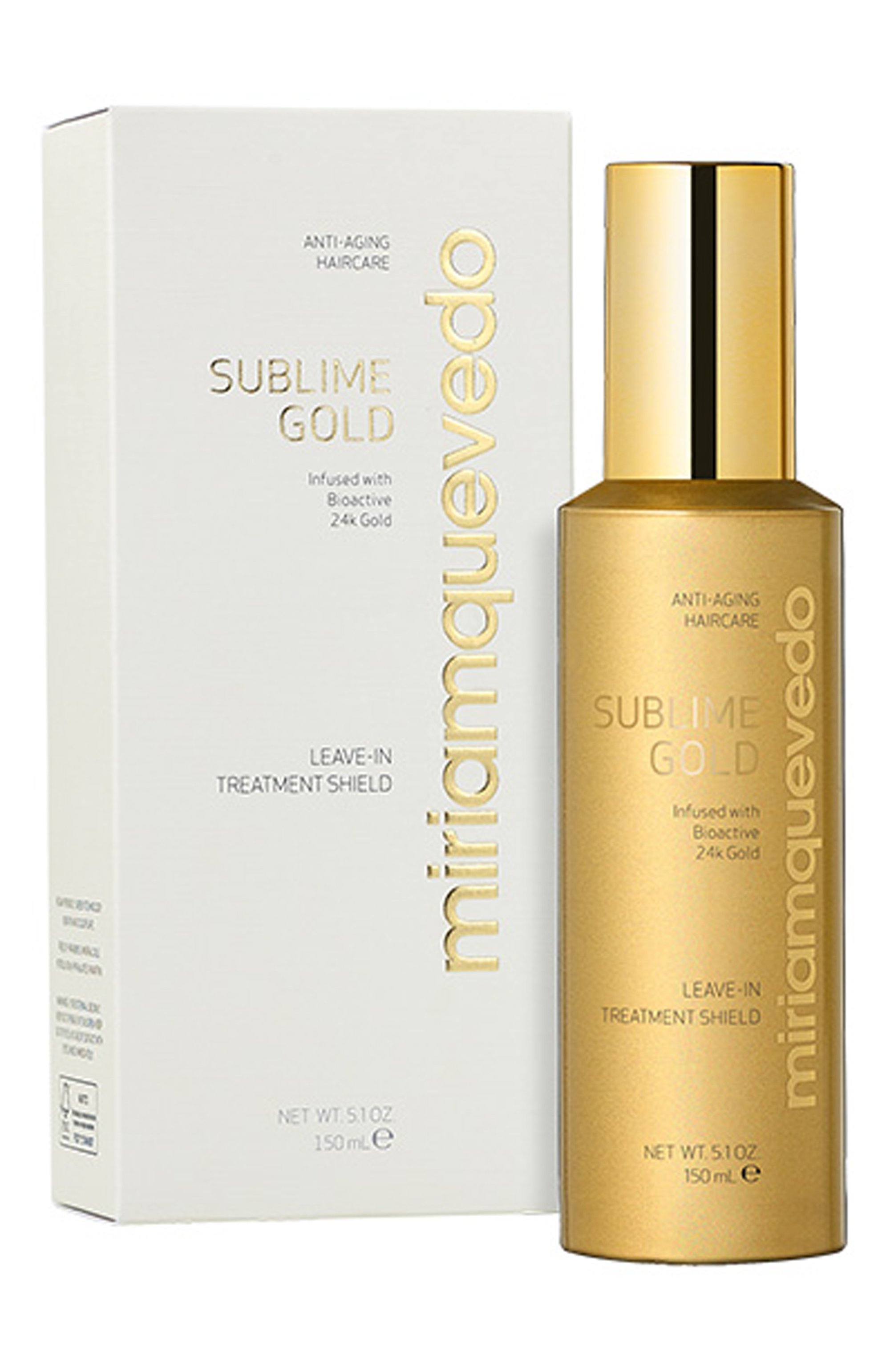 Восстанавливающая несмываемая золотая сыворотка sublime gold (150ml) MIRIAMQUEVEDO, арт. 981, фото 2