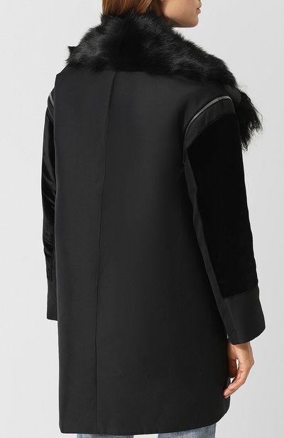 Пальто с меховым воротником GIORGIO ARMANI, арт. 8WH0L01E/T00HD, фото 4