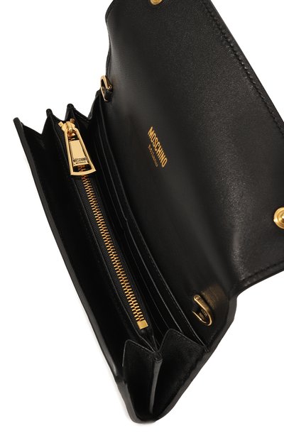 Кожаный кошелек на цепочке MOSCHINO, арт. A8120/8002, фото 5