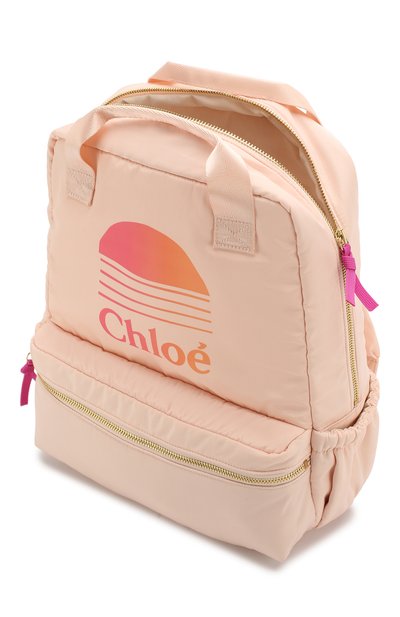 Рюкзак CHLOÉ светло-розового цвета по цене 26140 руб., арт. C10265, фото 3 Рюкзак CHLOÉ, арт. C10265, фото 3