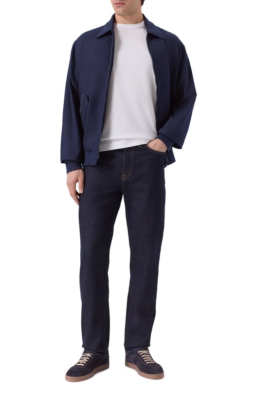 Хлопковая футболка Zilli TSR02AM0100VZLE00 Белый  TSR02AM0100VZLE00 Фото 2