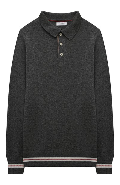Поло из шерсти и кашемира BRUNELLO CUCINELLI, арт. B36M12205C, фото 1