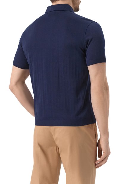 Хлопковое поло CORNELIANI, арт. 25G521-2525007, фото 4