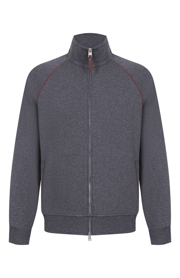 Хлопковая толстовка BRUNELLO CUCINELLI, арт. MW8639087G, фото 1