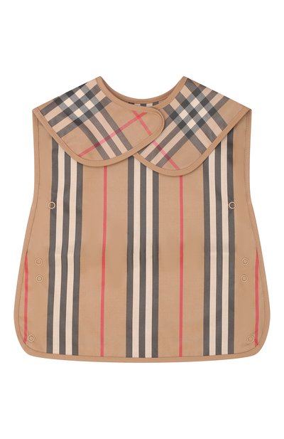 Хлопковый нагрудник BURBERRY бежевого цвета по цене 5660 руб., арт. 8033743, фото 2 Хлопковый нагрудник BURBERRY, арт. 8033743, фото 2
