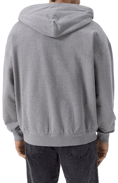 Хлопковая толстовка DOLCE & GABBANA серого цвета по цене 126000 руб., арт. G9BNKT/G702K, фото 4 Хлопковая толстовка DOLCE & GABBANA, арт. G9BNKT/G702K, фото 4