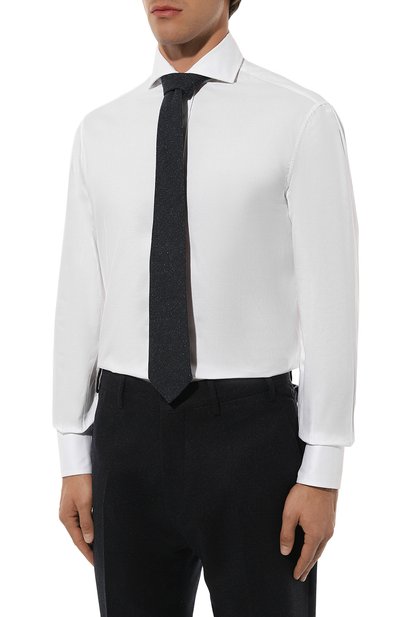 Хлопковая сорочка BRUNELLO CUCINELLI, арт. MB6970028, фото 3