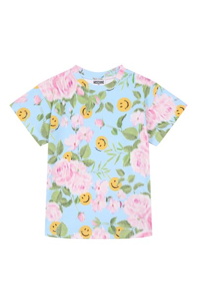 Хлопковое платье MOSCHINO, арт. HDV0GQ/LABA9/4-8