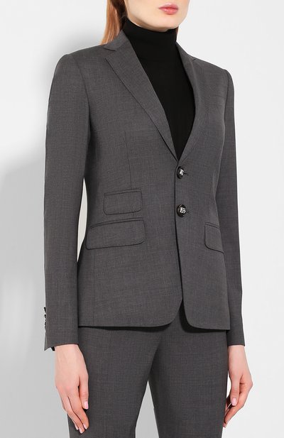 Шерстяной костюм DSQUARED2 серого цвета по цене 139500 руб., арт. S75FT0164/S40320, фото 2 Шерстяной костюм DSQUARED2, арт. S75FT0164/S40320, фото 2