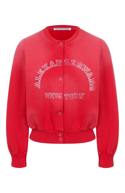 Женский хлопковая толстовка ALEXANDERWANG.T, арт. 4CC2251555