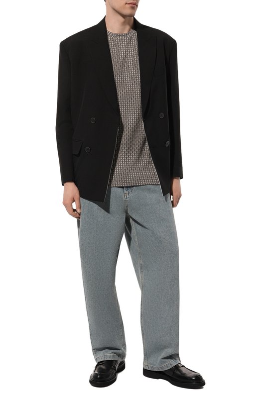 Футболка из вискозы Giorgio Armani 3DSM77/SJEGZ Бежевый  3DSM77/SJEGZ Фото 2