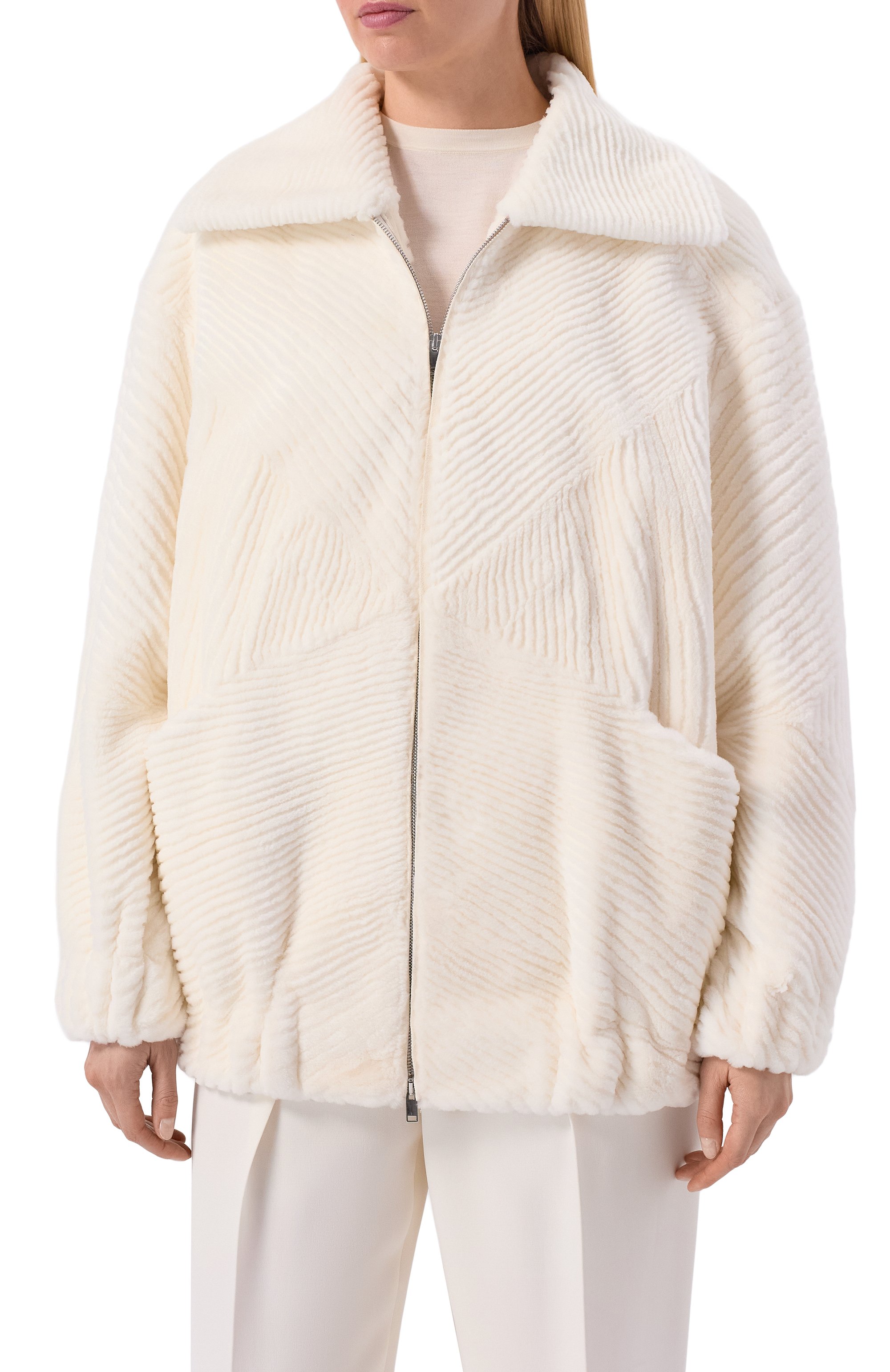 Бомбер из норки MVST, арт. M015/MINK SHARED W, фото 3