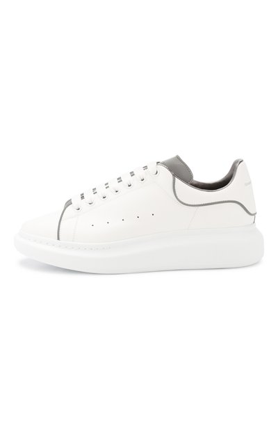 Кожаные кеды oversized ALEXANDER MCQUEEN белого цвета по цене 49200 руб., арт. 561123/WHTQK, фото 3 Кожаные кеды oversized ALEXANDER MCQUEEN, арт. 561123/WHTQK, фото 3