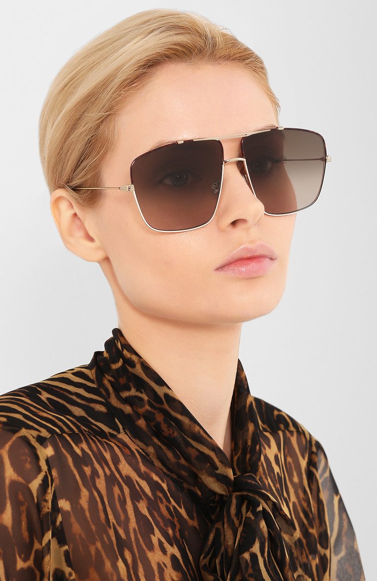 Женские солнцезащитные очки DIOR EYEWEAR серого цвета, арт. DI0RM0NSIEUR2 24W | Фото 2 (Тип очков: С/з; Региональные ограничения белый список (Axapta Mercury): RU, Не проставлено; Нос: Не проставлено; Очки форма: D-форма, Квадратные; Оптика Гендер: оптика-женское)