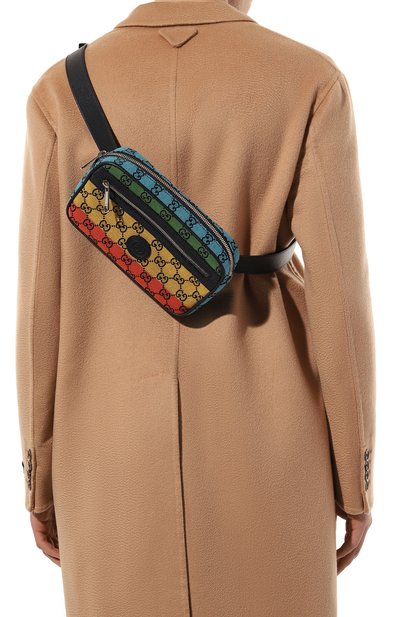 Хлопковая поясная сумка GUCCI разноцветного цвета по цене 128160 руб., арт. 658657 2U1BN, фото 2 Хлопковая поясная сумка GUCCI, арт. 658657 2U1BN, фото 2