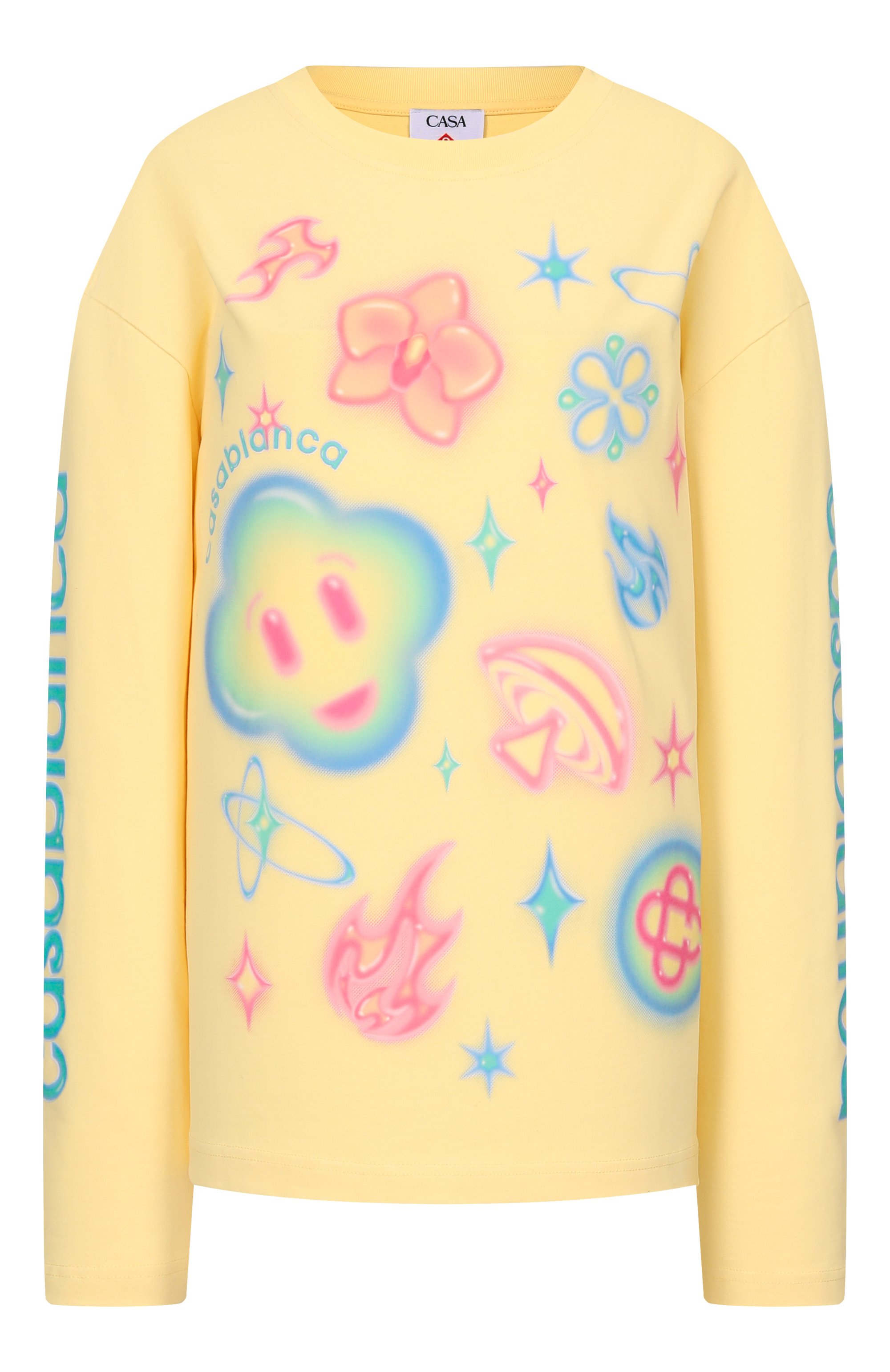 Хлопковый лонгслив CASABLANCA, арт. M-SP26-JTS-062-01, фото 1