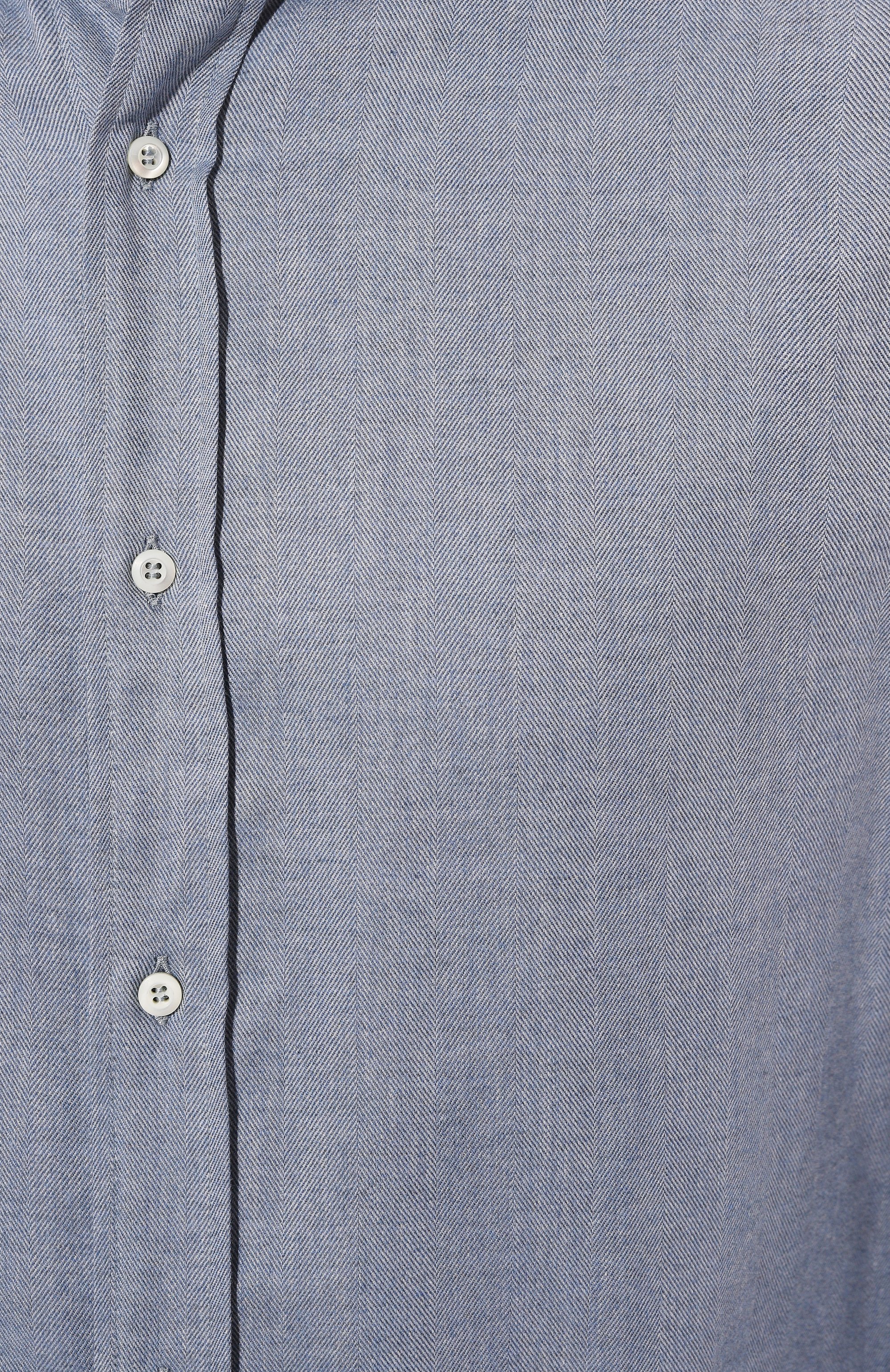 Рубашка из хлопка и лиоцелла BRUNELLO CUCINELLI, арт. MY6370627, фото 5