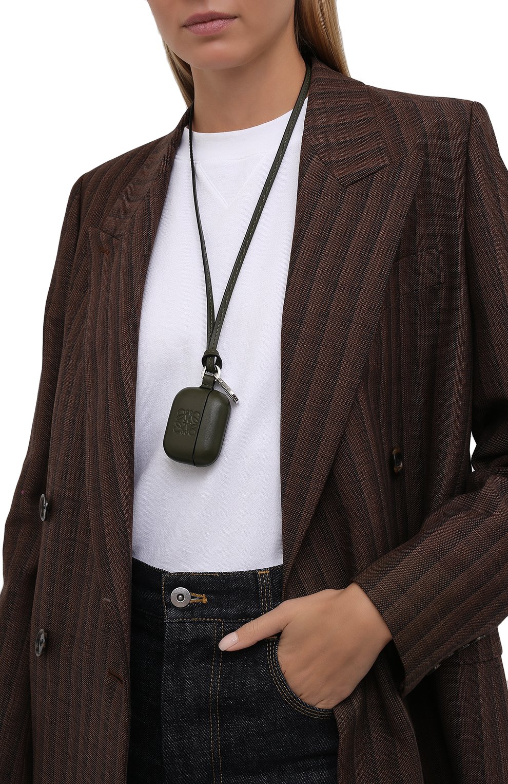 Кожаный чехол для airpods pro LOEWE, арт. C500036X01, фото 2