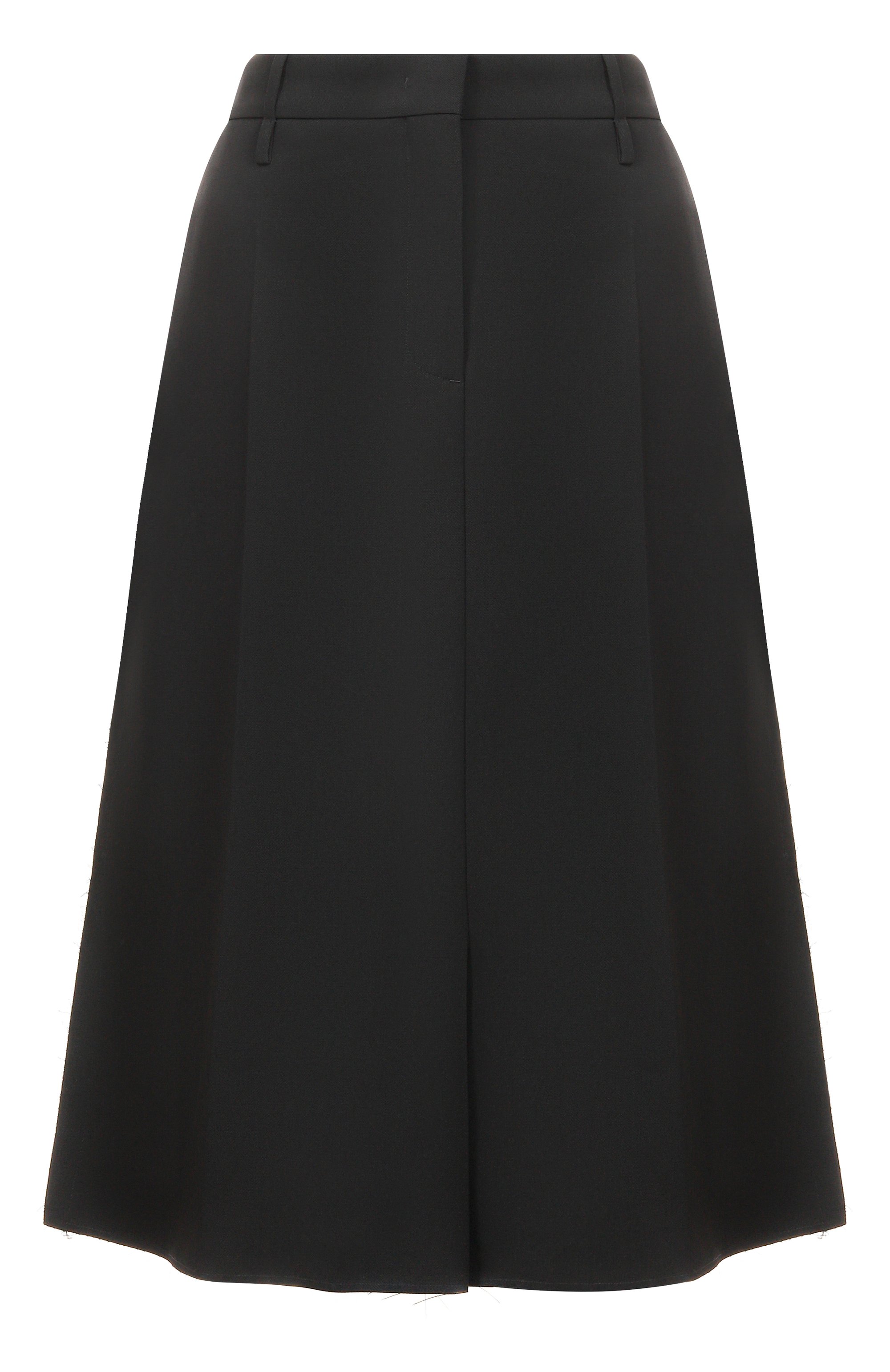 Комбинированная юбка JIL SANDER черного цвета по цене 169500 руб., арт. J02MA0332/J40002, фото 1 Комбинированная юбка JIL SANDER, арт. J02MA0332/J40002, фото 1