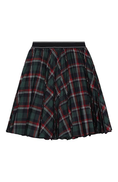 Хлопковая юбка ELLA.B зеленого цвета по цене 23400 руб., арт. EBR2408LLQ/9A-16A, фото 2 Хлопковая юбка ELLA.B, арт. EBR2408LLQ/9A-16A, фото 2