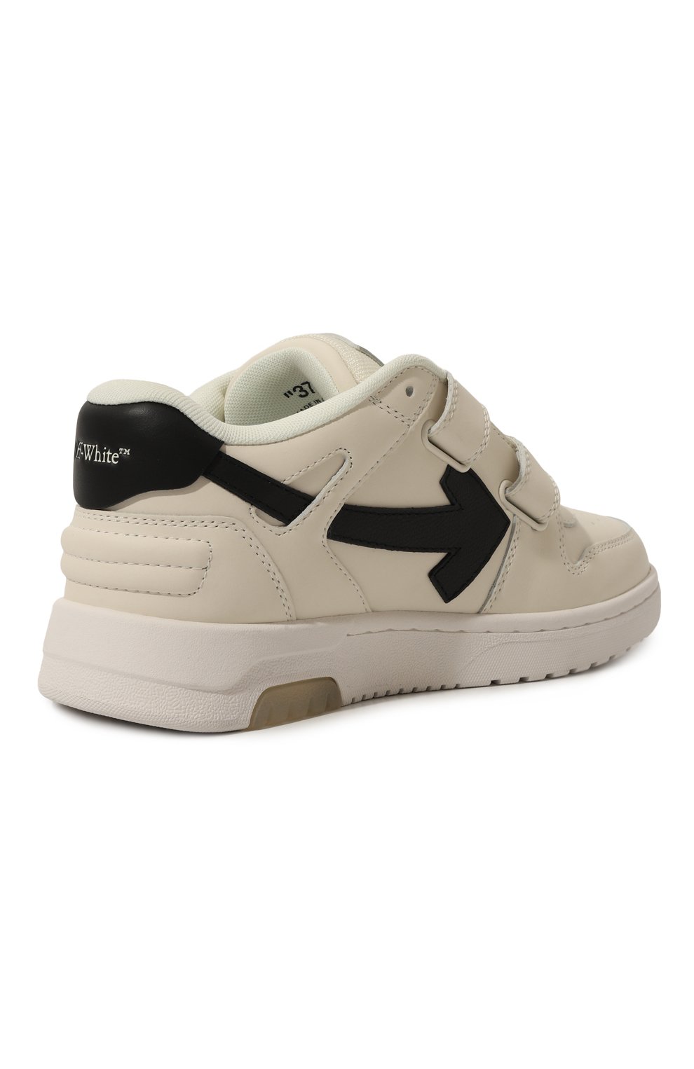 Кожаные кеды out of office OFF-WHITE, арт. 0BIA008S24LEA001/35-38, фото 3