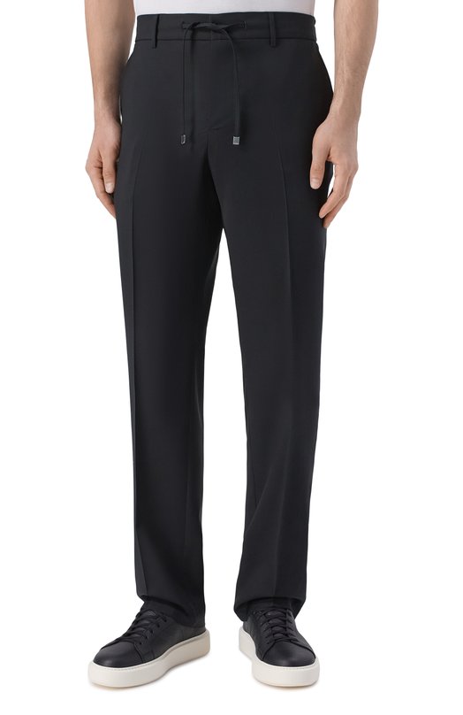 Шерстяные брюки Andrea Campagna SPIAGGIA20/RD1750 Чёрный  SPIAGGIA20/RD1750 Фото 3