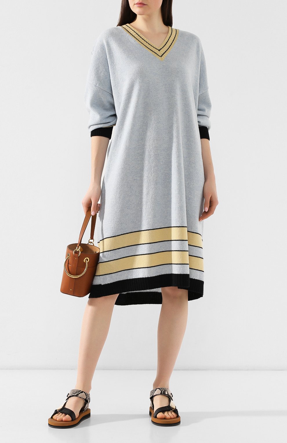 Шерстяное платье LOEWE, арт. D3196500SM, фото 2