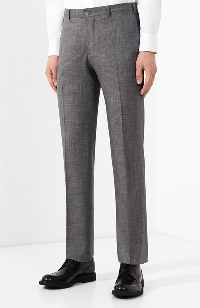 Брюки из шерсти и шелка ZILLI, арт. M0R-40-38N-56139/0001, фото 3