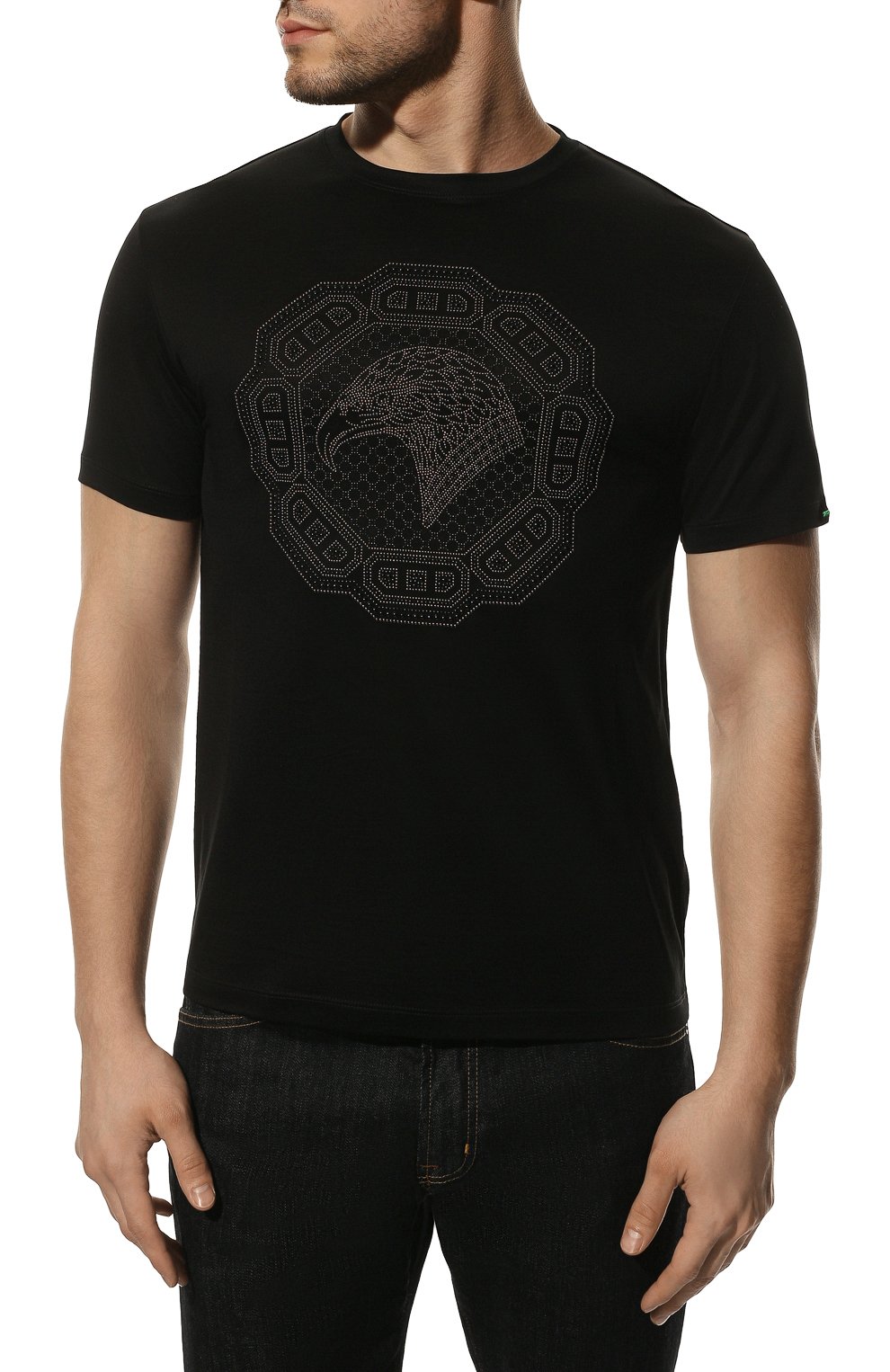 Хлопковая футболка STEFANO RICCI, арт. *MNH1401330/TE0001, фото 3