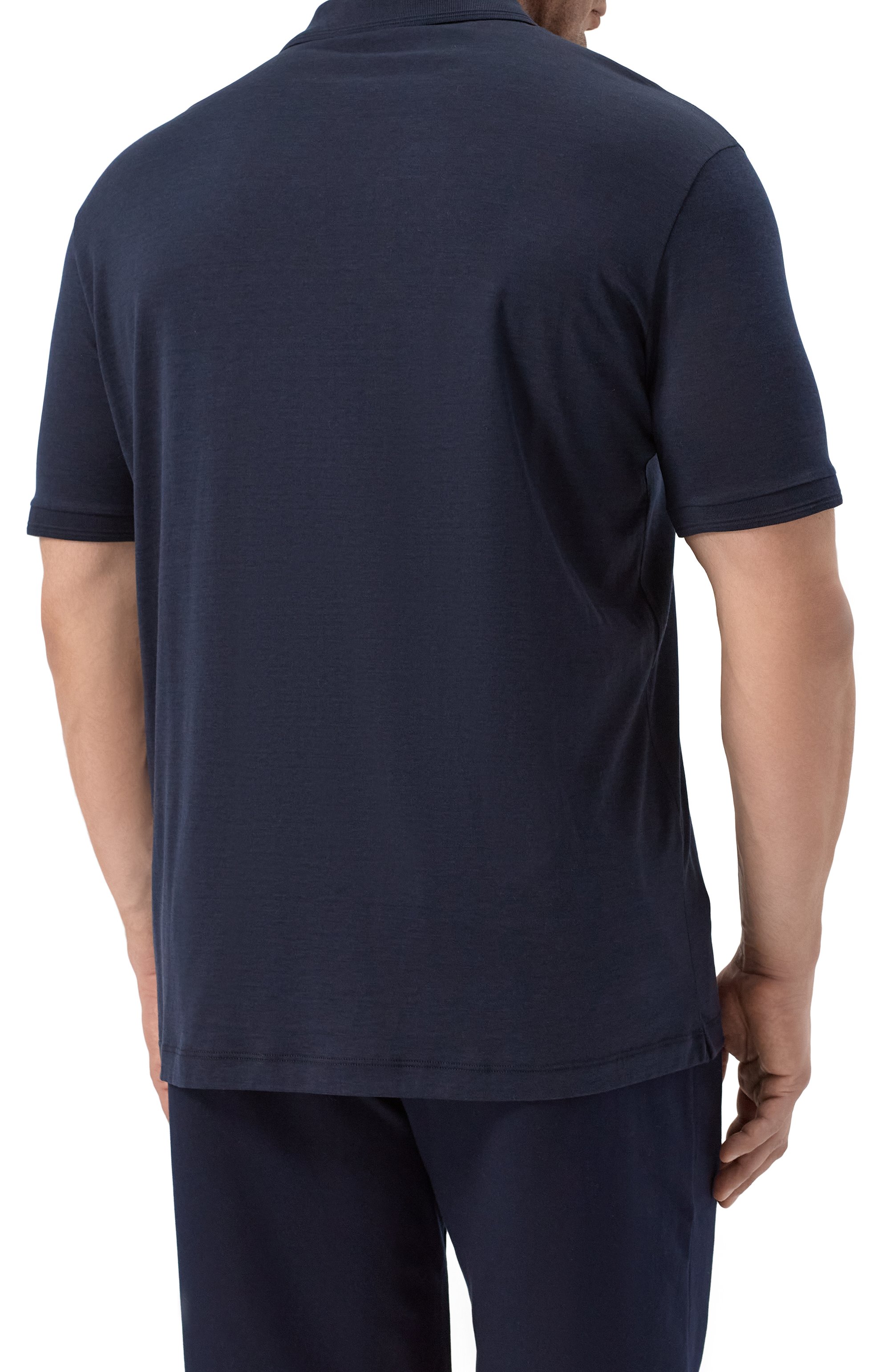 Поло из шелка и хлопка PAUL&SHARK, арт. 25411208/3XL, фото 4