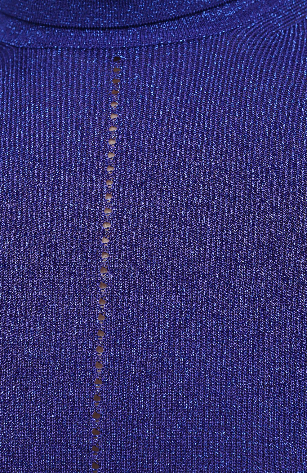 Водолазка из вискозы SAINT LAURENT синего цвета по цене 96050 руб., арт. 670517/Y75GK, фото 5 Водолазка из вискозы SAINT LAURENT, арт. 670517/Y75GK, фото 5
