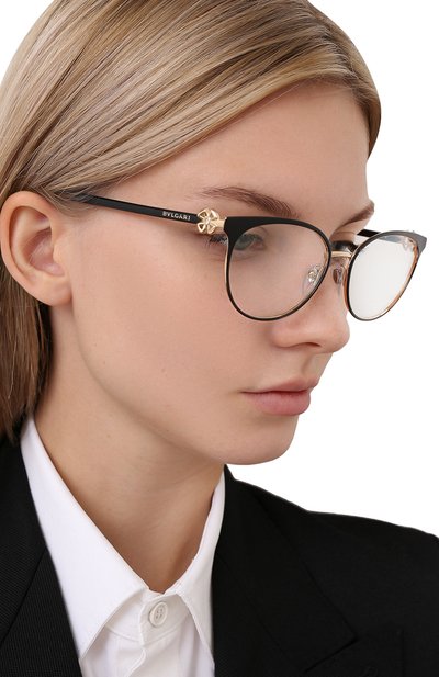 Оправа BVLGARI черного цвета по цене 29600 руб., арт. 2219B-2033, фото 2 Оправа BVLGARI, арт. 2219B-2033, фото 2
