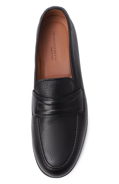 Кожаные лоферы FRANCESCHETTI, арт. 0273001/CERV0 TINT0, фото 5