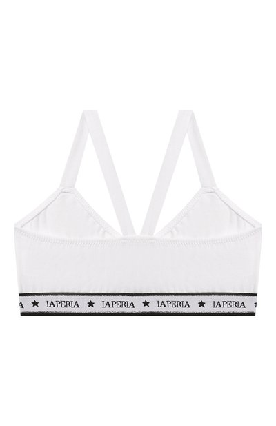 Хлопковый бра-топ LA PERLA белого цвета по цене 5995 руб., арт. 70129/2A-6A, фото 2 Хлопковый бра-топ LA PERLA, арт. 70129/2A-6A, фото 2