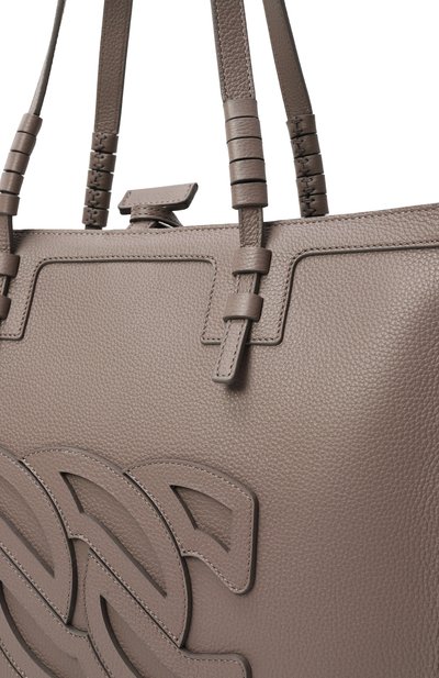 Сумка-тоут beaurivage daily CASADEI серого цвета по цене 132500 руб., арт. 3W436Y0000DEMET, фото 3 Сумка-тоут beaurivage daily CASADEI, арт. 3W436Y0000DEMET, фото 3