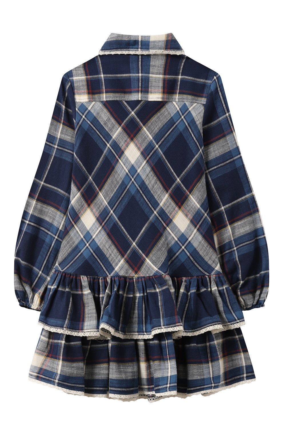 Хлопковое платье-рубашка MONNALISA, арт. 49D904, фото 2