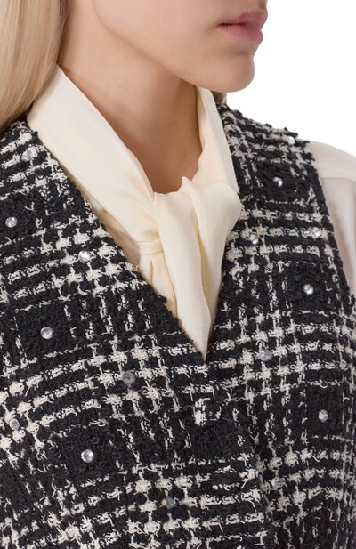 Твидовый жилет GIUSEPPE DI MORABITO, арт. 05FWWD354C 05326, фото 5