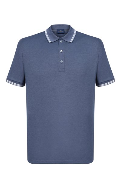 Поло из хлопка и лиоцелла PAUL&SHARK, арт. 26411256_001, фото 1