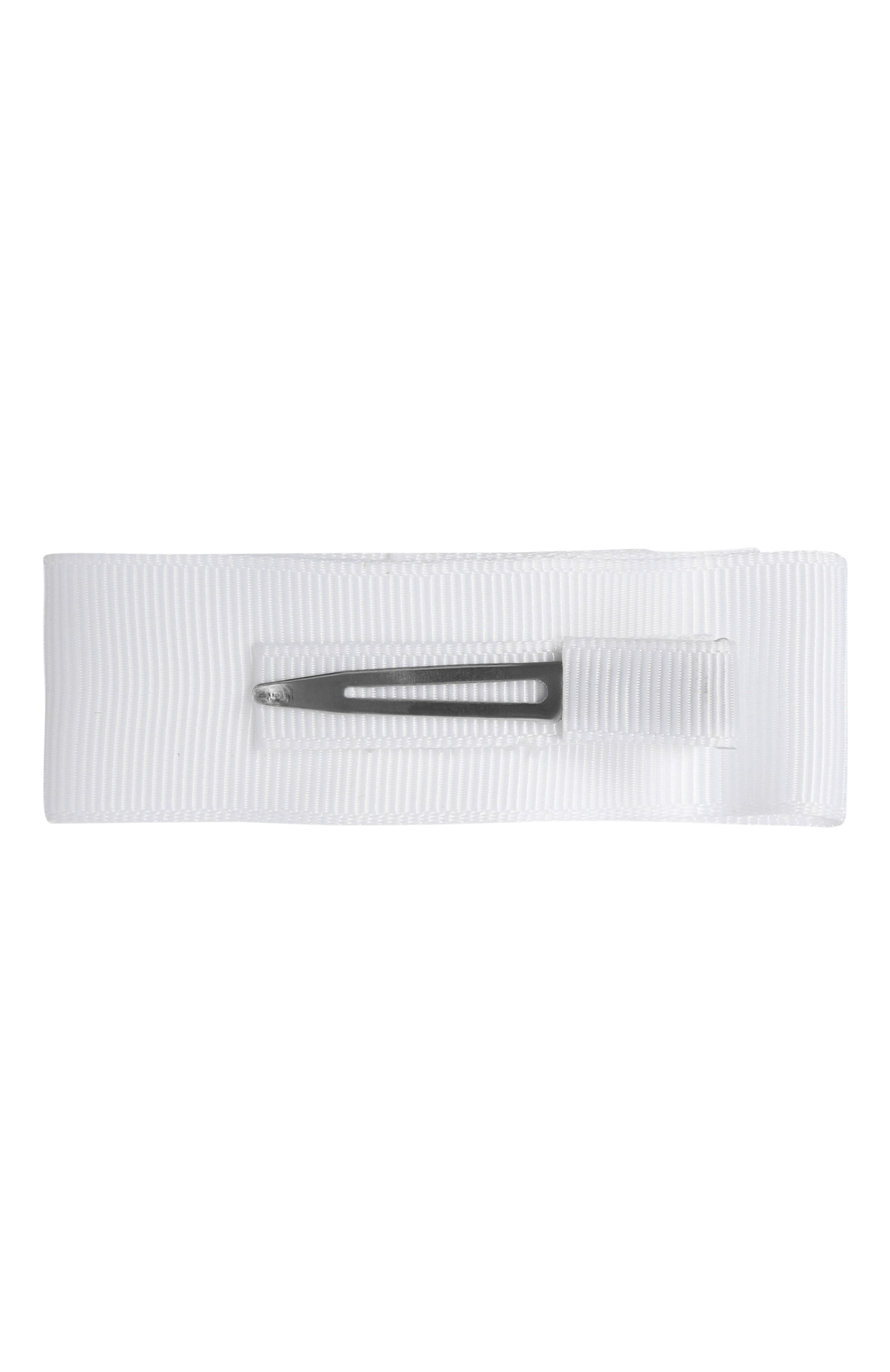 Заколка-зажим layered bow MILLEDEUX белого цвета по цене 1320 руб., арт. 029-PGC-06, фото 2 Заколка-зажим layered bow MILLEDEUX, арт. 029-PGC-06, фото 2