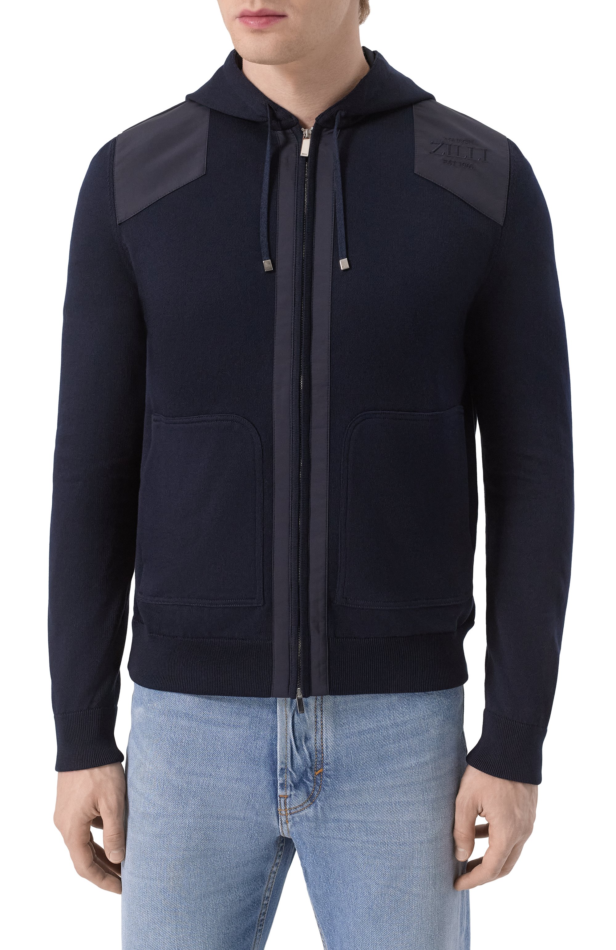 Кардиган из хлопка и шелка ZILLI, а�рт. JSS001M0142VSDE00, фото 3