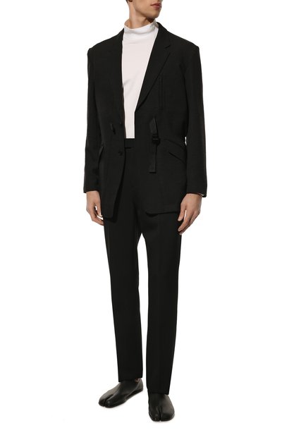 Кожаные слиперы tabi MAISON MARGIELA, арт. S57WR0051/PR516, фото 2